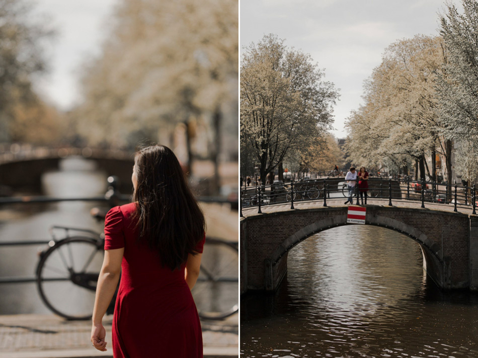 couple on the bridge amsterdam