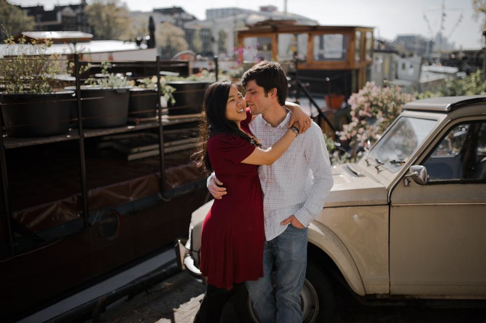 sunny elopement in Amsterdam