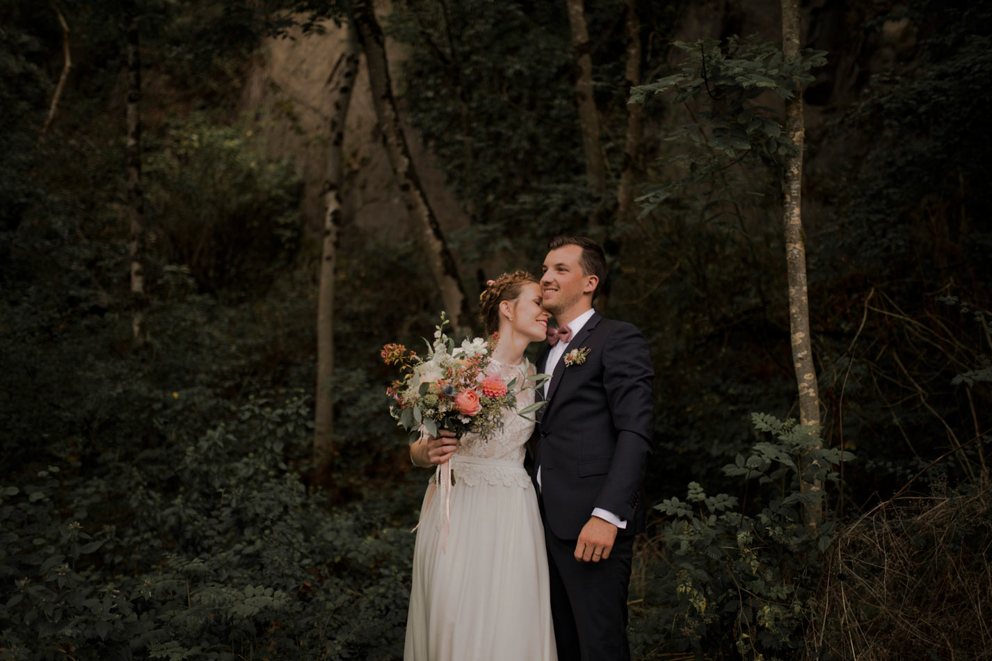intimate wedding photography in normandie