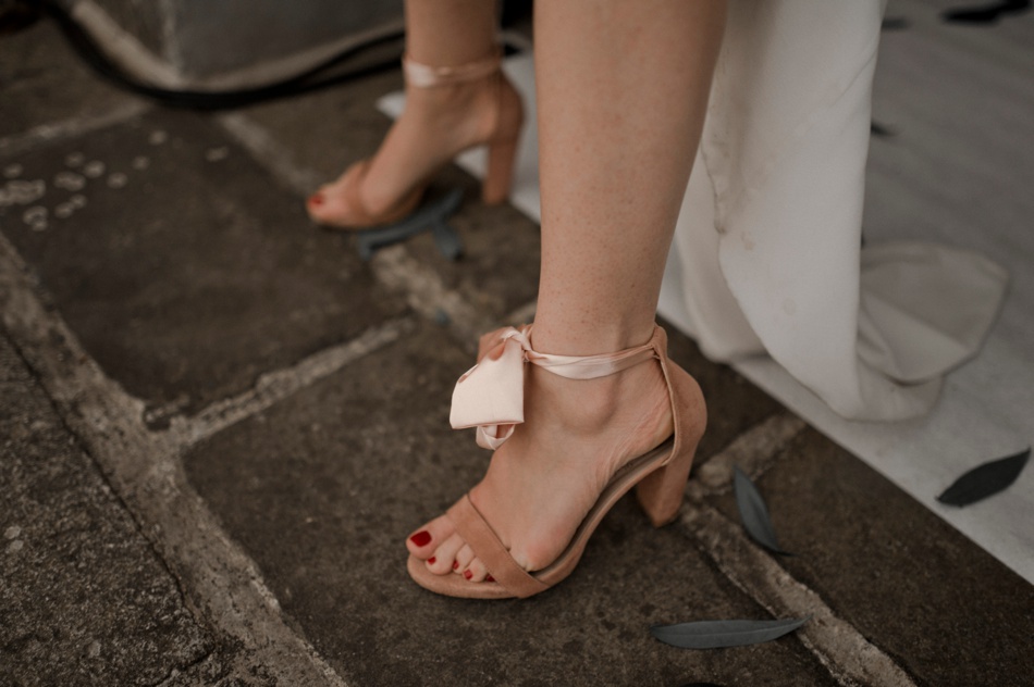 chaussures de la mariée photo