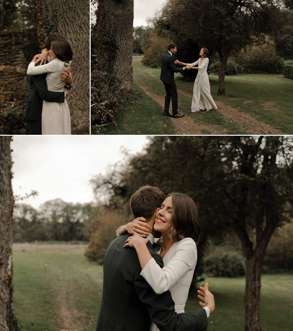 photos de couple en automne