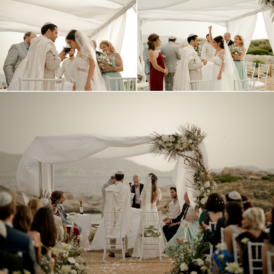 cérémonie juive en Corse mariage
