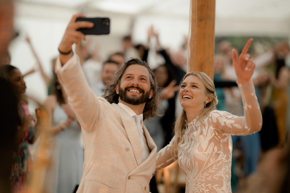 selfie des mariés