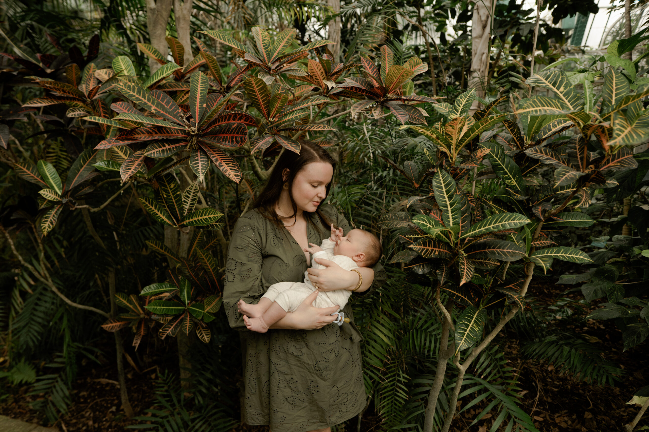 Shooting famille avec bébé en hiver