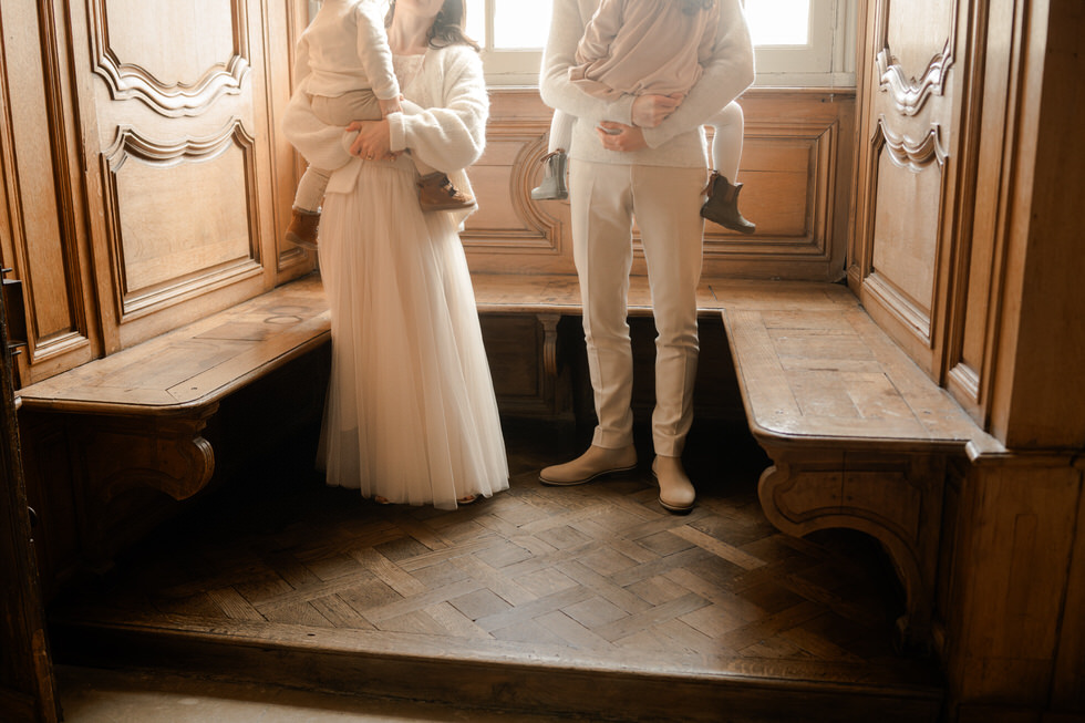 Mariage intimiste en hiver