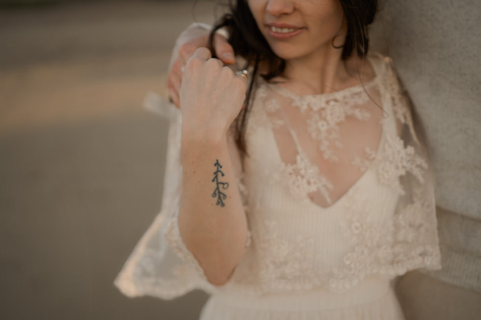 Robe de mariée en dentelle