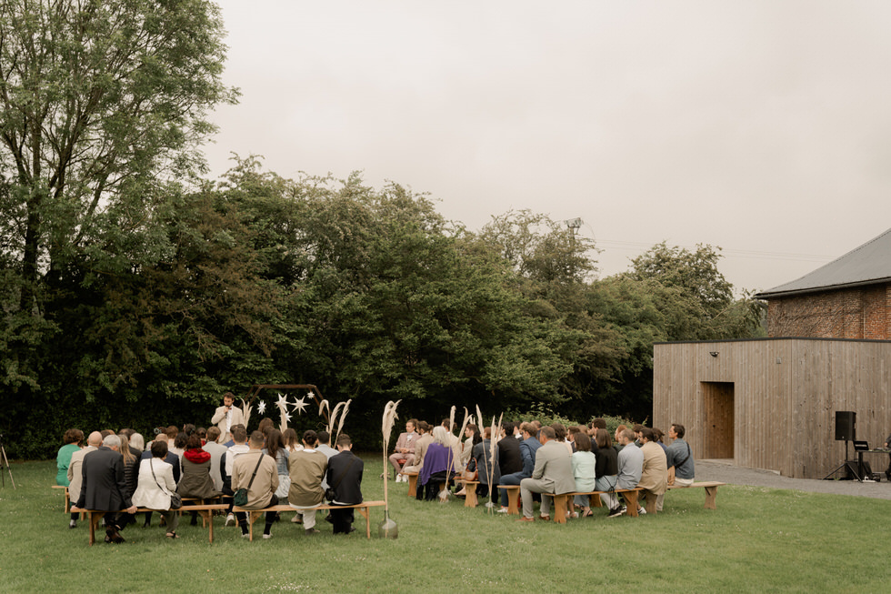 Cérémonie mariage dans la nature